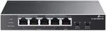 TP-Link TL-SG1005P-PD | 5-Port-PoE-Passthrough Gigabit-Ethernet-Switch | 1 PoE++ in @
