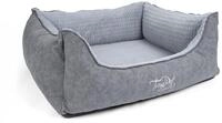 TrendPet VitaBed Style - Orthop&auml;disches Hundebett, au&szlig;en Kunstleder innen flauschig