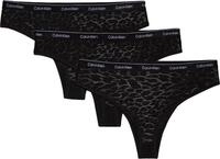 Calvin Klein Damen Slip Bikini Form mit Logobund