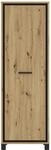 FORTE TRONDHEIM Schrank 65, Kleiderschrank klein Flurschrank schmal,