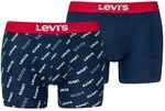 Levi's Herren Boxer Underwear, Blue / White / Red, L