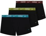 Nike Eday Stretch Boxershorts 3 Einheiten S, Black/Birne/Aquauarius/Dark Team...