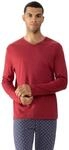 Mey Nachtw&auml;sche Serie Solid Night Herren Homewear-Oberteile True Red (M)