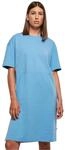 Urban Classics Damen Kleid Ladies Organic Oversized Slit Tee Dress horizonblue S