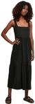 Urban Classics Ladies Long Valance Summer Dress Frauen Langes Kleid schwarz XS