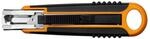 Fiskars Sicherheits-Cuttermesser, 18 mm, Schwarz/Orange, 1004683
