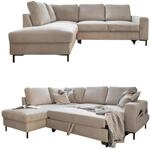 MIUFORM Lofty Lilly mit Bettfunktion| 6 Sitzer Ecksofa | L-form links | 237 x...