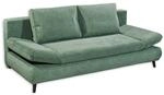 SUNNY Bequemes Schlafsofa mit Bettkasten, Moosgr&uuml;n - Ausziehbares Sofa mit