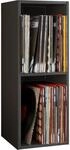 VCM CD/DVD Regal 34x30x72 cm 2 F&auml;cher Holzwerkstoff CDs DVDs B&uuml;ro