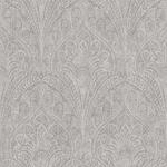 Rasch Vliestapete Grau Metallic Ornamente Floral Indisch 746334