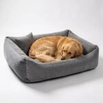 4L Textil Teo Katzenbett flauschig Katzenk&ouml;rbchen Katzensofa Kuscheliges Hundebett