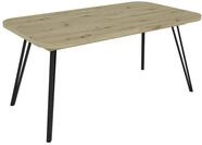 byLIVING Esstisch Life, ausziehbar 160 cm bis 240 cm, Eiche-Optik braun
