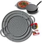 Coolinato Spritzschutz Silikon 3er Set grau f&uuml;r Pfannen, Pfannenspritzschutz...