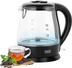 TEESA Kabelloser elektrischer Wasserkocher 1L, TSA1030B, schwarz
