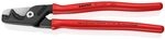 KNIPEX StepCut XL Kabelschere mit Stufenschnitt, 225 mm, 95 11 225 | bis 23 mm/70