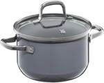 WMF Fusiontec Essential Kochtopf klein 16 cm Glasdeckel, Fleischtopf Induktion,...