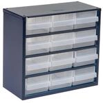 raaco Kleinteilemagazin C6-12 mit 12 Schubladen, Tragkraft 13 kg, 15 x 30.6 x 28.3