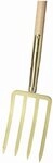 Ideal 67000001 Spatengabel gro 4 Bajonettz, 85 cm T Stiel, gold