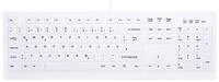 CHERRY AK-C8100 Desinfizierbare Hygienetastatur mit Nummernblock wei&szlig;