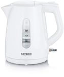SEVERIN Wasserkocher, kabellos, abwaschbarer Kalkfilter, 1,0 L, wei&szlig;, Kunststoff, WK