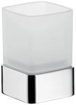 Emco Glashalter Loft Standmodell Kristallglas satiniert, 1 St&uuml;ck, chrom, 052000101