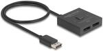 DeLOCK DisplayPort Switch 2 zu 1 bidirektionaler 8K