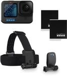 GoPro HERO11 Black Bundle &ndash; inklusive HERO11 Black Kamera, Kopfband + QuickClip und