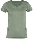 Fj&auml;llr&auml;ven Damen Abisko Cool T-Shirt, Patina Green, M