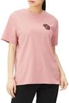 Fj&auml;llr&auml;ven Damen Fox Boxy Logo T-Shirt, Dusty Rose, L