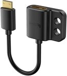 SMALLRIG Ultra Slim 4K Kabel Adapterkabel Mini Male auf Full Female 14cm (C auf...