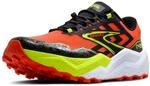 Brooks Herren Caldera 7 Sneaker, Kirschtomate/Phantom/Limette, 43 EU