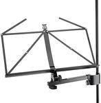 K&M 11505 Noten- und Konzepthalter Schwarz - 48,5 cm x 24 cm - verstellbare