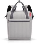 reisenthel allrounder R herringbone grey &ndash; Rucksack und Tragetasche in einem...