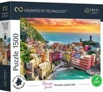 Trefl Prime - UFT - Puzzle Romantic Sunset: Vernazza, Liguria, Italy - 1500 Elemente,