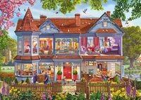 Schmidt Spiele 59709 Haus im Fr&uuml;hling, 1000 Teile Puzzle