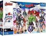 Trefl Junior - Marvel The Avengers, Die Mutigen Avengers - Puzzle 160 XL Super Shape