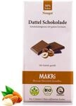 MAKRi Dattel Schokolade | Vegan & Bio, Laktosefrei und Glutenfrei, Ohne Zusatzstoffe