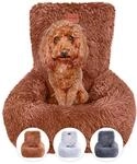 Wahre Tierliebe Hunde Autositz Fluffy inkl. Sicherheitsgurt - waschbarer Hundesitz