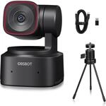 OBSBOT Tiny 2 Lite, PTZ 4K Webcam 1080P@60fps HDR, PC Kamera mit KI-Tracking, Mikros