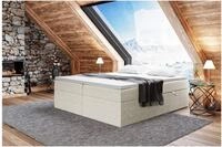 MEBLINI Boxspringbett mit Bettkasten - 180x200 - Gepolstert Doppelbett mit Matratze