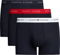 Tommy Hilfiger Herren 3er Pack Boxershorts Trunks mit Logobund, Mehrfarbig (Primary