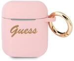 iPhone Airpods Guess Vintage Original Silikon Rosa