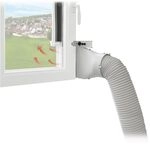 Eurom Window Way Out | Fensterabdichtung f&uuml;r mobile Klimager&auml;te | Zubeh&ouml;radapter