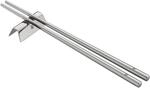 WMF Nuova Chopstick 6-teilig, Essst&auml;bchen mit Besteckb&auml;nkchen f&uuml;r 2 Personen