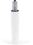 hjh OFFICE 723-10 Gasdruckfeder B&uuml;rostuhl L 290 &ndash; 400 mm Stahl Wei&szlig; Gasfeder mit