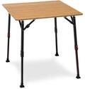 qeedo Quick Kimmy S Campingtisch 70 x 70 cm - klappbarer Bambus Tisch