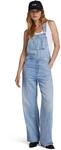G-STAR RAW Damen Straight Leg Latzhose, Blau (sun faded cloudburst D24398-D536-G339),