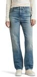 G-STAR RAW Damen Viktoria High Straight Jeans, Blau (Antique Faded Laguna