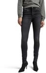 G-STAR Damen Lhana Skinny Jeans, Grau (Worn in Black Onyx D19079-C910-C942), 27W /