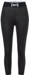 super.natural W TUNDRA175 Tight 3/4 Hose Damen Schwarz - Temperaturregulierende